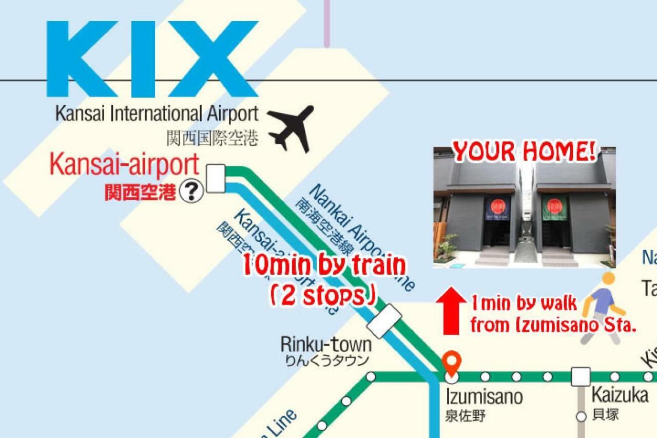 Apartment Hotel Stay The Osaka Izumisano Bagian luar foto